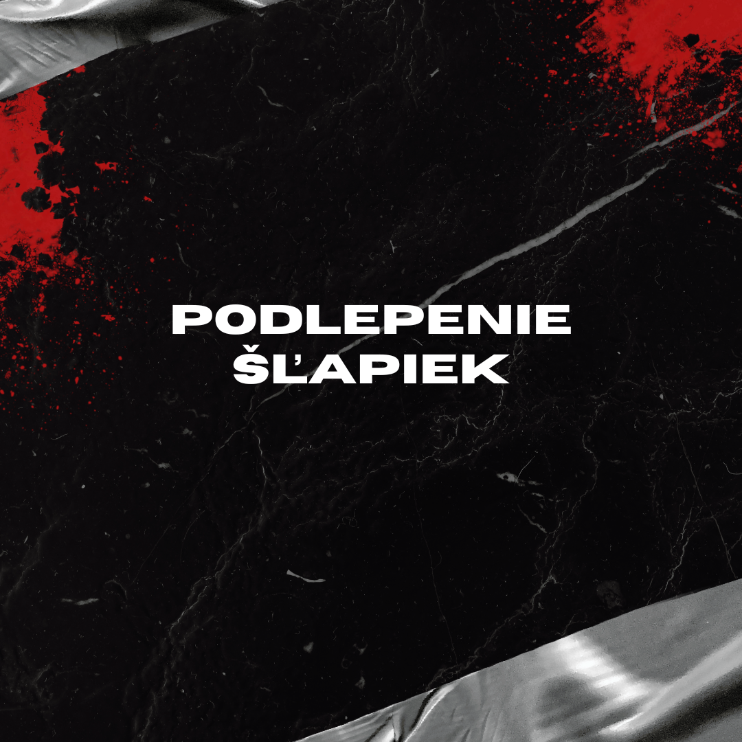 Podlepenie šľapiek