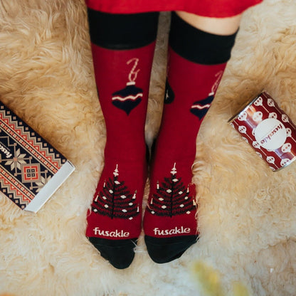 Ponožky Retro vianoce - Veselá Obuv